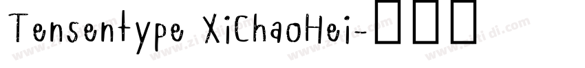 Tensentype XiChaoHei字体转换